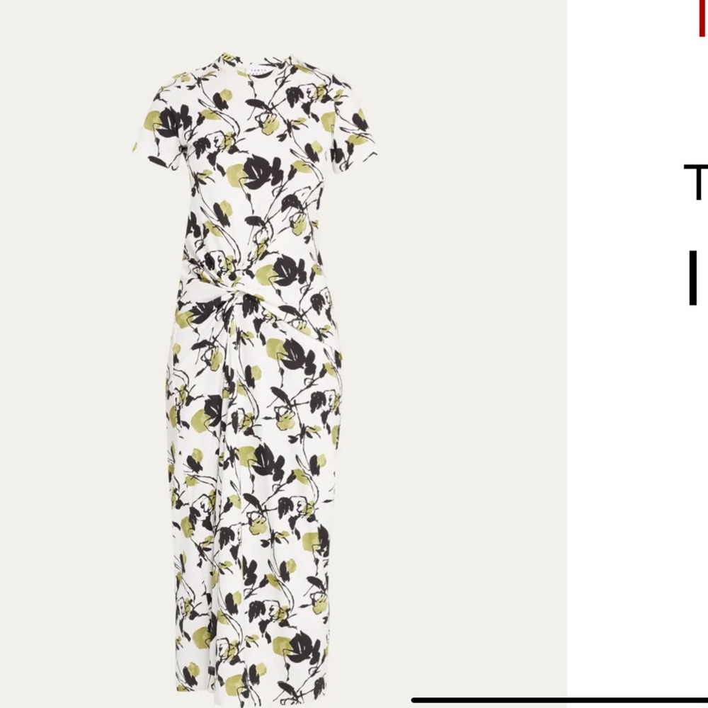 Tanya Taylor Ira Floral Dress – Feminine Fit & Flare Midi, Size XS, NWT